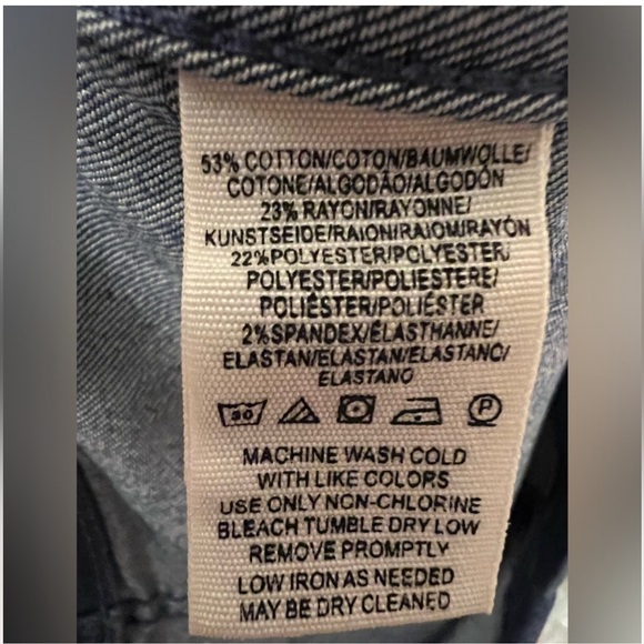 Bundle Free People Denim Skirt & Talbots collection, fluter hem skirt - Picture 12 of 13